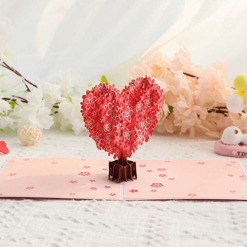 Blossoming Love Pop-Up Card