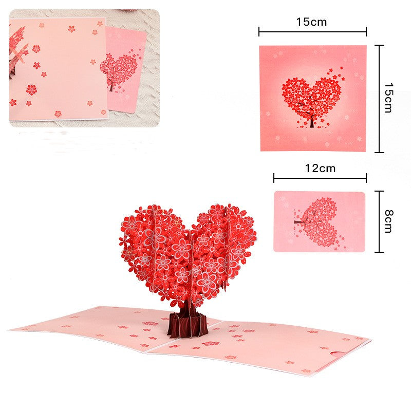Blossoming Love Pop-Up Card