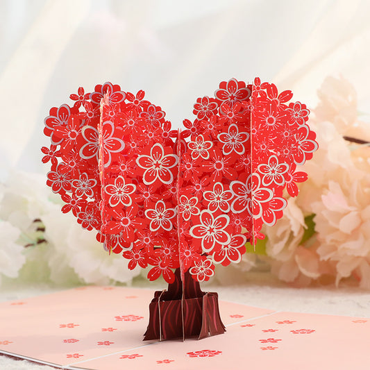 Blossoming Love Pop-Up Card