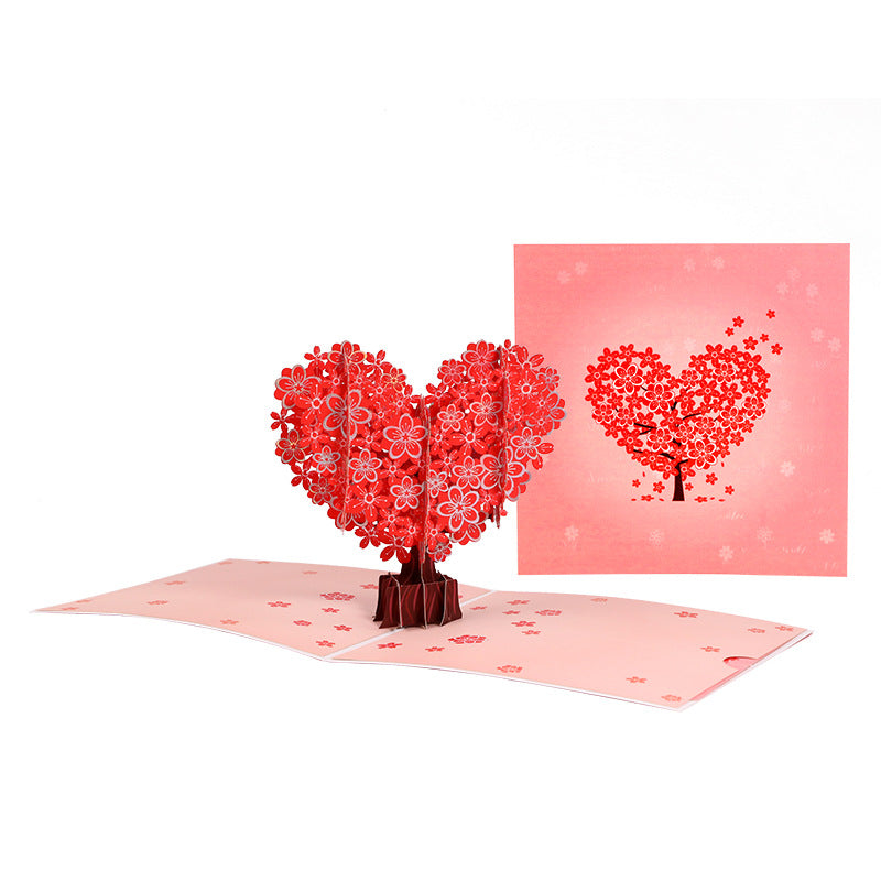 Blossoming Love Pop-Up Card